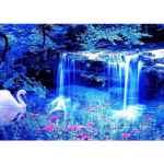 Fantaasiapuu maastik Muster 5D Teemantmaal 3D Teemanttikandid Kodukaunistus peen kingitus Round 20x30cm