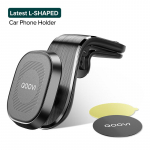 QOOVI magnetilise autotelefoni hoidiku alus, mobiilne &otilde;huventilaatori kinnitus, 360 kraadi GPS-i tugi iPhone 13 12 Pro Max Xiaomi Mi11 Samsung Huawei jaoks must