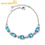 SACE GEMS tsirkoonist k&auml;ev&otilde;ru ehted geomeetrilised helmed keti lingid k&auml;ev&otilde;rud moes peen pulmakingitus t&uuml;druks&otilde;brale naistele sinine