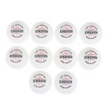 10 tk lauatennise pall, professionaalne 40 mm k&otilde;rge elastsusega lauatennise pall valge