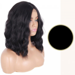 MISSQUEEN l&uuml;hikesed lokkis parukad S&uuml;nteetiline l&uuml;hike must roosa parukas &otilde;lgade pikkused naistele keskmise osa kuumakindel parukas 14inches&China