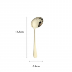 &Scaron;ampanja kuldne Rootsi laua serveerimiskomplekt roostevabast terasest s&ouml;&ouml;giriistad salati lusikas kahvel kook labidas Teenindus lusikas lauan&otilde;ude s&ouml;&ouml;giriistade komplekt 1pc soup spoon