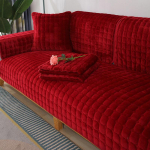 &Uuml;hev&auml;rviline libisemiskindel diivani kate Paks pehme pl&uuml;&uuml;s diivanipadja r&auml;tik elutoa m&ouml;&ouml;bli jaoks Decor Slipcovers diivanikatted 70x150cm 1pcs
