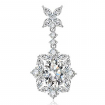 SACE GEMS Klassikaline luksuslik tsirkoonist naiste ripats kaelakee ehted pulmalubaduse peokink roosa