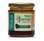 Looduslik mesi tulsi'ga (200 g), Tulsi-infuseeritud mahemesi, Organica