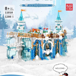 MOLD KING Ehitusklotsid Creative The MOC Ice Ballroom Model Komplektid Montaažiklotsid Lastele &Otilde;ppem&auml;nguasjad J&otilde;ulukingid