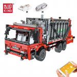 MOLD KING 15019 Tehnilised autom&auml;nguasjad poistele Mootoriga pr&uuml;giauto mudel ehitusklotsid MOC-38031 klotsid lastele j&otilde;ulukingid punane