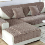 &Uuml;hev&auml;rviline libisemiskindel diivani kate Paks pehme pl&uuml;&uuml;s diivanipadja r&auml;tik elutoa m&ouml;&ouml;bli jaoks Decor Slipcovers diivanikatted 110x180cm 1pcs