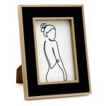 Les Tr&eacute;sors De Lily [R8305] - 'Arty' must beež puidust pildiraam - 21x16 cm must