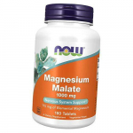 Magneesiummalaat, Magneesiummalaat 1000, Now Foods 180 tab (36128379) 180tab