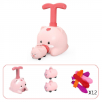 (Qunide) &Otilde;hupallide j&otilde;ul t&ouml;&ouml;tav auto, &otilde;hupallide t&auml;ispuhuja k&auml;sitsi surutav mini plastikust &otilde;hupallid v&otilde;idus&otilde;iduauto autom&auml;nguasi lastele kingitus One Size