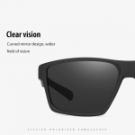 0 -0 ,5 -0 ,75 kuni -6 ,0 sportlikud pimestamisvastased &ouml;ise n&auml;gemise objektiivid, ruudukujulised l&uuml;hin&auml;gelikud p&auml;ikeseprillid dioptritega polariseeritud p&auml;ikeseprillidega meestele 3