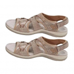 1 paar mugavad naiste sandaalid Madalad mugavad suvepuhkuse rannasandaalid 41 kohv