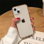 Luksuslik Glitter Bling l&auml;bipaistev &uuml;mbris iPhone'ile 14 13 11 12 Pro Max Xr Xs Max 14plus selge pehme akr&uuml;&uuml;l p&otilde;rutuskindel kate Coque For iPhone 14 puhas