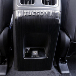 Hyundai Tucson L 2021 jaoks 1x roostevabast terasest k&auml;etoe tagumine l&ouml;&ouml;givastane kaitsepadja kate