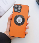 PU-nahast magnet&uuml;mbris iPhone 11 12 13 14 Pro Max 14 Plus magnet&uuml;mbrise imemiskaas Ultra &otilde;huke kriimustuskindel kukkumiskindel magnetiline telefoni&uuml;mbris For iPhone 14 oranž