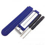Outdoor Sport silikoonrihm Garmin Forerunner 235 nutikella rihm Garmin Forerunner 220 230 620 630 735XT k&auml;ev&otilde;ru jaoks valge/sinine