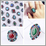 10 tk t&uuml;rkiissinine vintage stiilis s&otilde;rmus liialdatud atmosf&auml;&auml;ri nimetiss&otilde;rmus