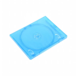 Topelt-cd-dvd-ketaste salvestuskarp, CD-m&auml;ngu &uuml;mbris, m&auml;ngu kettahoidja ketta &uuml;mbris sinine