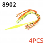 4TK silikoonist kaheksajalg seelik haugi vooder Spinnerbait haagis Buzzbait kummist liugur Jig lands kalmaari seelikud merevees kalap&uuml;&uuml;k 8898-4PCS
