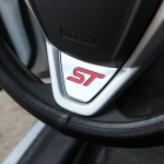 my good car Car Refit Accessories for Ford New Fiesta MK7 2009-2017 Ecosport 2012-2017 Car Steering Wheel Covers Trim Electroplating red