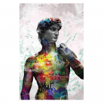 Graffiti David L&otilde;uendimaalid Seinal Kunstiplakatid ja Prindid Davidi Portree T&auml;nav Kaasaegne Kunst Pildid Kodu Seina Kaunistus 30x40cm no frame