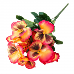 10 Heads Pansy Fake Flower DIY k&auml;sit&ouml;&ouml; punane/oranž/lilla