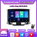 LADA Xray 2015-2019 autoraadio juhtmevaba Carplay auto multimeediumipleier intelligentne s&uuml;steem Android WIFI GPS-navigatsioon 2+32GB jaoks 1+16GB