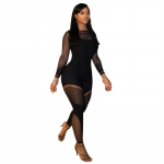 Armsad uued naisteriided 2022. aasta s&uuml;gise kombinesoon, uus l&auml;bipaistev &otilde;&otilde;nes, seksikas pikkade varrukatega v&otilde;rk &uuml;hes t&uuml;kis p&uuml;ksid t&auml;navar&otilde;ivad One Size must