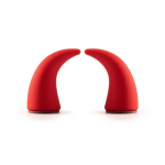 1 paari rooliratta kuradi sarve kleebis V&auml;ike armas isekleepuv auto veoauto maastur armatuurlaud &otilde;huventilatsiooniga rooliratta 3D sarve kaunistusauto must