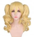 Naiste peol Cosplay parukad Anime Citrus Aihara Yuzu Kollane hobusesaba parukas Cosplay kost&uuml;&uuml;m kuumakindlad s&uuml;nteetilised juuksed 40-45cm kollane