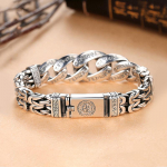 Uus kuue t&auml;hem&auml;rgi mantra rahumustri &uuml;lekandmine k&auml;ev&otilde;ru ehted meeste isiksus domineeriv retroh&otilde;bedane kett kingitus 21CM