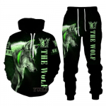Hundi 3D tr&uuml;kitud kapuutsiga p&uuml;kste &uuml;likond meeste kevade ja s&uuml;gise vabaaja kampsun, pullover, meeste dressikomplekt, mood meeste r&otilde;ivaste &uuml;likond L