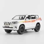 1/32 Toyota Land Cruiser Prado sulamist automudel, maastikus&otilde;idukid survevalatud m&auml;nguasjade simulatsioon heli ja valgusega kingitus lastele 1/32-16.2x6.5x6cm