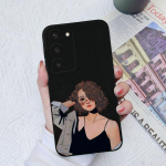 Samsung S23 Plus S22 S21 S20+ Ultra Note 10 Lite 20 Fashion Sweet Girls vedel silikoon Pehme TPU kandiline tagakaas Samsung GalaxyS22 kaitseraua jaoks Samsung Note 10 Lite
