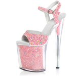 20 cm naiste seksikad sandaalid platvorm Peep Toe Catwalk mudel Pole Dance k&otilde;rged kontsad &ouml;&ouml;klubi kingad Striptiis kingad 39 white