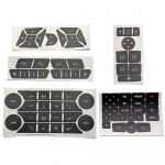 Mercedes Benz CLS klass C218 2010 2013 jaoks Keskkonsool Rool Ukse lukustus Akna Kliimaseadme L&uuml;liti Nupu Remondi Kleebis Style A