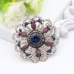 Vintage naiste &uuml;mmargused lilled Damaskuse roos pross &otilde;&otilde;nsad vaigust ehted antiik-kullav&auml;rvi pruudi salli rev&auml;&auml;rin&otilde;el punane