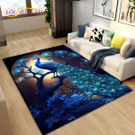 3D paabulindude koomiksite vaip, elutoa diivani uksematt, k&ouml;&ouml;gisisustus, libisemiskindel lapse p&otilde;randamatt 100cm x 120cm