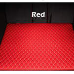 Car trunk mat for Volkswagen Touareg 2008 2009 2010 cargo liner carpet interior accessories punane