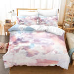 3D Rainbow voodipesukomplekt Armas multikas tekikott 2/3 t&uuml;kki EU135 * 200 t&auml;issuuruses &uuml;he- v&otilde;i kaheinimesevoodiga T&uuml;drukute tuba Pehme kodutekstiil EU Single 135x200cm