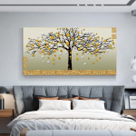 Tuulemaastik Lillemaaling Seinakunst Dekoratsioon P&otilde;hjamaade Minimalistlik Dekoratsioon Plakat Pilt Elutuba Kodukaunistuse maalimine 20x40cm No frame must/valge