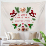 J&otilde;ulut&auml;he seinavaibad Pol&uuml;estervaibad uueks aastaks Elutuba Magamistuba Kontor Kodukaunistus Toa sisustus 95x73cm