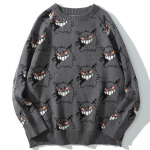 Kampsunid Meeste Harajuku Gengar Hip Hop T&auml;navar&otilde;ivad Meeste r&otilde;ivad Spandex Pullover O-kaelusega Oversize Mood vabaaja meeste kampsunid M must