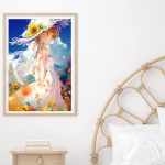 5D DIY Teemantmaal Ilus v&auml;ike t&uuml;druk, ristpistes komplekt Mosaiik Teemanttikandid Roos T&auml;is &uuml;mmargune ruudukujuline puur Kodukaunistus Square 40x60cm