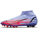 Nike Kylian Mbapp&eacute; x Mercurial Superfly 8 Academy AG Flames Unisex tossud Lilla Light-Thistle Indigo-Burst DJ3984-506 40