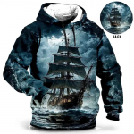 Vintage kapuutsiga dressipluus Meeste kapuutsiga graafiline T-s&auml;rk 3D-prindiga pullover Suurem&otilde;&otilde;dulised meester&otilde;ivad Meeste s&uuml;gisene t&auml;navariided 2XL