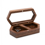 Puidust v&auml;ike ehtekarp kaasaskantav mini reisis&otilde;rmus k&otilde;rvar&otilde;ngad &otilde;rn ehete hoiukaup