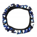 Kamuflaaživastane libisemisvastane auto rataste kaitsega stiilne roolikujundus, katte l&otilde;ime sinine