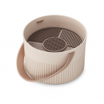 Meigipintsli puhastusvahend Beauty Blender Sponge Cleaning Bowl CleaningDryingStorage 3-in-1 t&ouml;&ouml;riist roheline